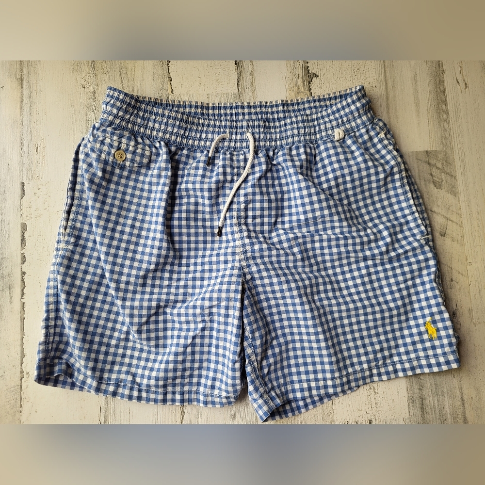 Polo Ralph Lauren Classic Swim Trunks| Gingham